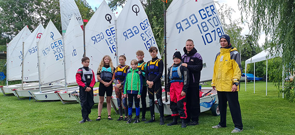 Landestrainingslager Optimist und 420er | SegelSportClub “Süßer See“